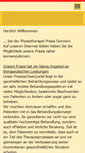 Mobile Screenshot of physiotherapie-donnern.de